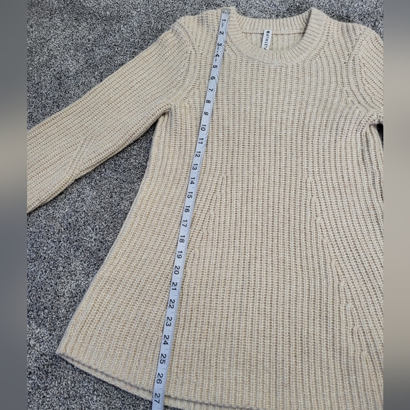 Athleta Sierra Wool Blend Oatmeal Cream Sweater Size XS - Picture 8 of 12